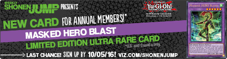 Weekly Shonen Jump October 2016 membership